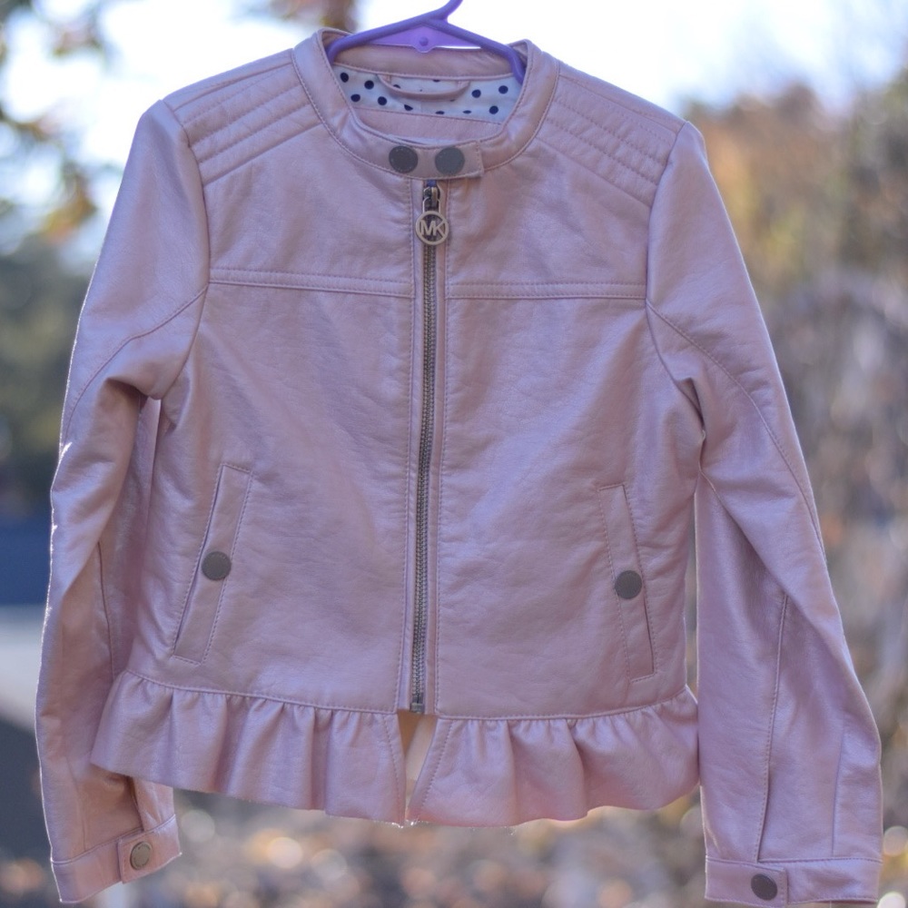 Michael Kors Leather Jacket  PU 5/6